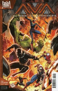 Aliens Vs. Avengers #1E VF/NM ; Marvel | 1:25 Variant Tony Daniel