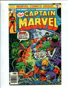 CAPTAIN MARVEL #46 ONLY ONE CAN WIN! (7.0) 1976