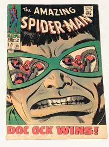 Amazing Spider-Man #55 (Dec 1967, Marvel) FN- 5.5 Doctor Octopus John Romita cvr