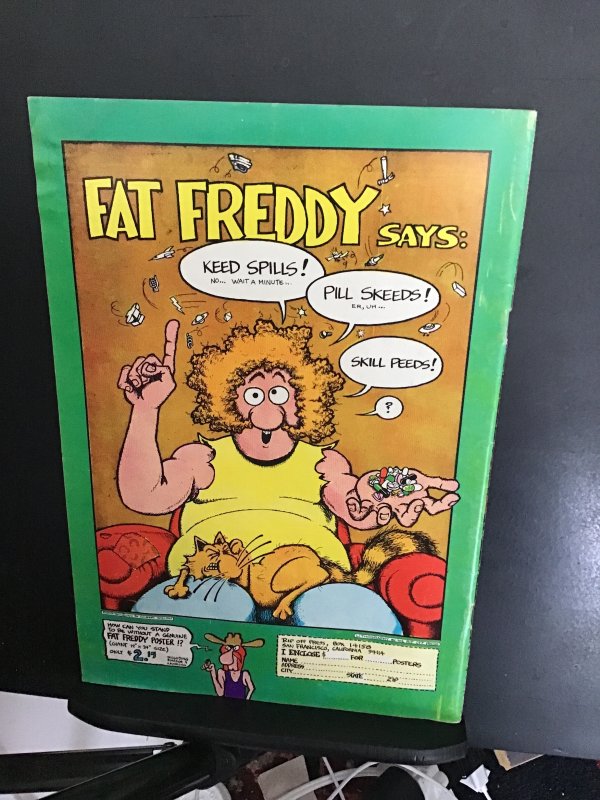 The Fabulous Furry Freak Brothers #3 1stPrt mid high grade Fat Freddys ...