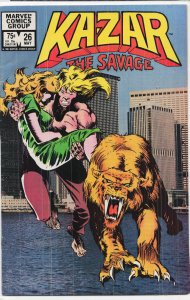 Ka-Zar the Savage #26 (1983) Ka-Zar