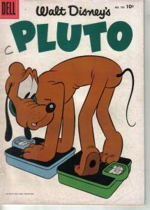 DELL Comics Walt Disney Pluto #736 '56 W: Don Christensen A: P. Murry T. Strobl