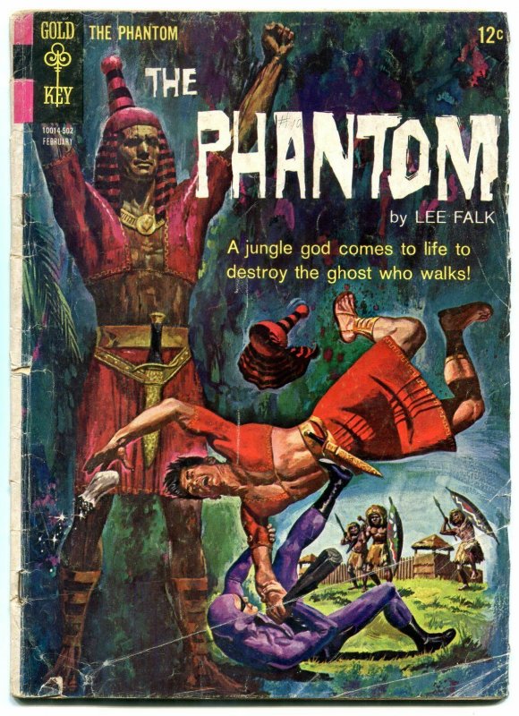 THE PHANTOM #10 1965-GOLD KEY COMICS-LEE FALK-JUNGLE G