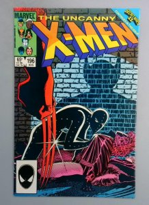 Uncanny X-Men #196 Secret Wars II DIRECT EDITION Marvel 1985 FE1