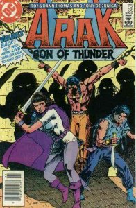 Arak Son of Thunder #38 (Newsstand) FN ; DC | Roy Thomas Valda