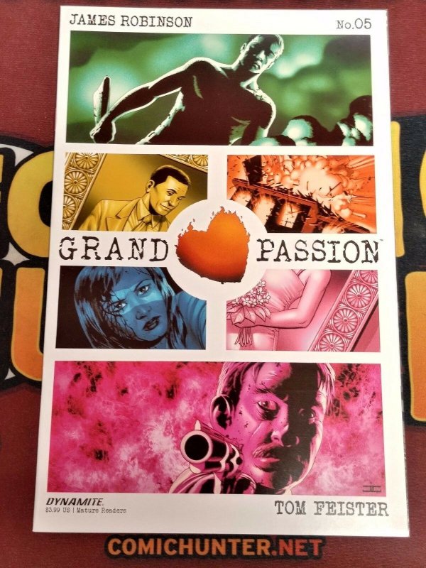 Grand Passion (2016) #1-5 (1,2,3,4,5) Set James Robinson John Cassaday Dynamite 