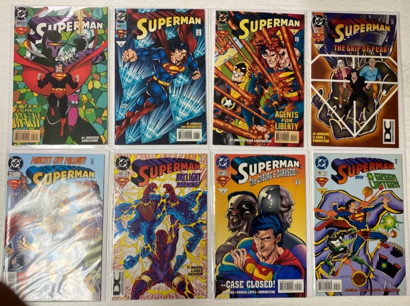 Superman lot #53-110 + 3 ANN (2nd series) 48 diff avg 7.0 (1991-96)