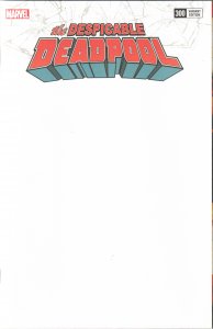 Despicable Deadpool #300 Blank Cover (2018) Deadpool