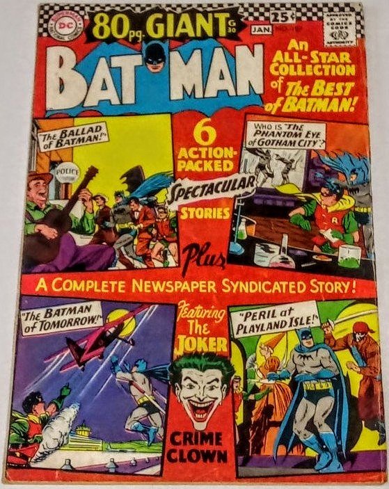 Batman #187 (VG/F) 1966 Joker 80 Page Giant Silver Age DC ID#44A