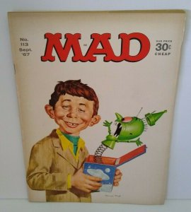 MAD Magazine Jack In The Box Cover Sept 1967 No 113 Iron Horse Doctor Zhivago 