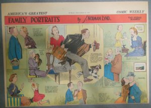 Family Portraits by J Norman Lynd Kissing Business 12/10/1939 Size 11 x 15 inch