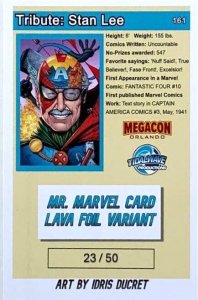 TRIBUTE STAN LEE MEGACON EXCLUSIVE VARIANT RAW/FOIL/SKETCH SET W/NUMBERED COA NM