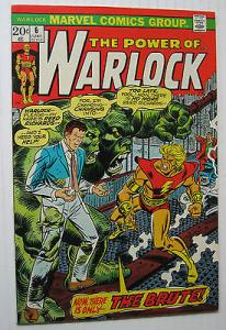Warlock #6 (MCG 6/73) VF/VF+ 'The Brute!' John Romita-a. ...