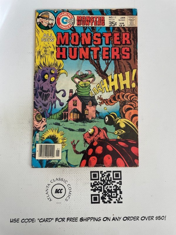 Monster Hunters #11 VG/FN Charlton Comic Book Horror Fear Scary Suspense 11 J214