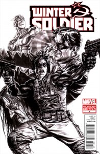 Winter Soldier #1C FN ; Marvel | Lee Bermejo B&W Variant