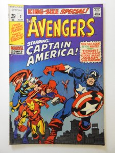 The Avengers Annual #3 (1969) Starring Cap! Sharp VF+ Condition!