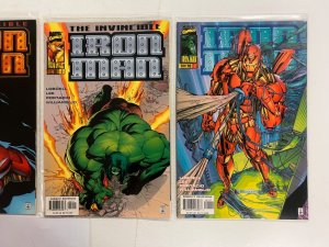 4 Iron Man Marvel Comic Books # 1 2 3 4 Avengers Defenders Thor Hulk 13 JS62