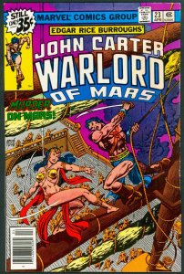 John Carter Warlord of Mars 23 FN/VF 7.0 Marvel 1979
