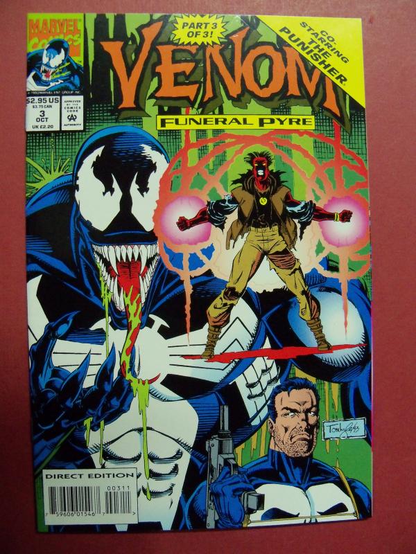 VENOM: FUNERAL PYRE #3 (9.2 Or Better) 1993  MARVEL COMICS.