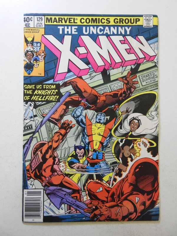 X-Men #129 (1980) VG- Condition moisture stains