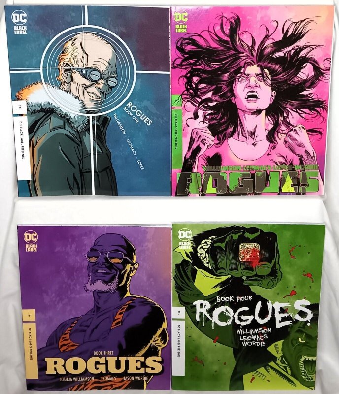 ROGUES #1 - 4 Massimiliano Leomacs Variant Cover B Set DC Comics Black Label