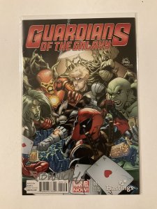 Guardians Of The Galaxy 1 Variant Near Mint Nm Signed Nicieza Marvel