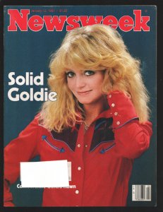 Newsweek1/12/1981-Goldie Hawn cover & feature-Current events-politics-sports ...