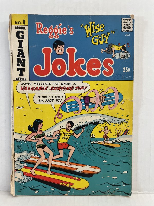 Reggie's Wise Guy Jokes #8 (1969) Unlimited Combined Shipping