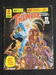 1981 THUNDER AGENTS Magazine #1 VG 4.0 Neal Adams Black Hood