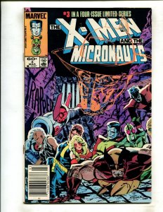 X-MEN AND THE MICRONAUTS #3 (9.2) 1983