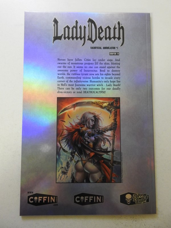 Lady Death: Sacrificial Annihilation Holo Foil Edition (2021) NM! Signed W/ COA!