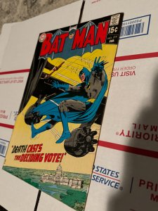 Batman #219 (1970)death casts a deciding vote Neal adams