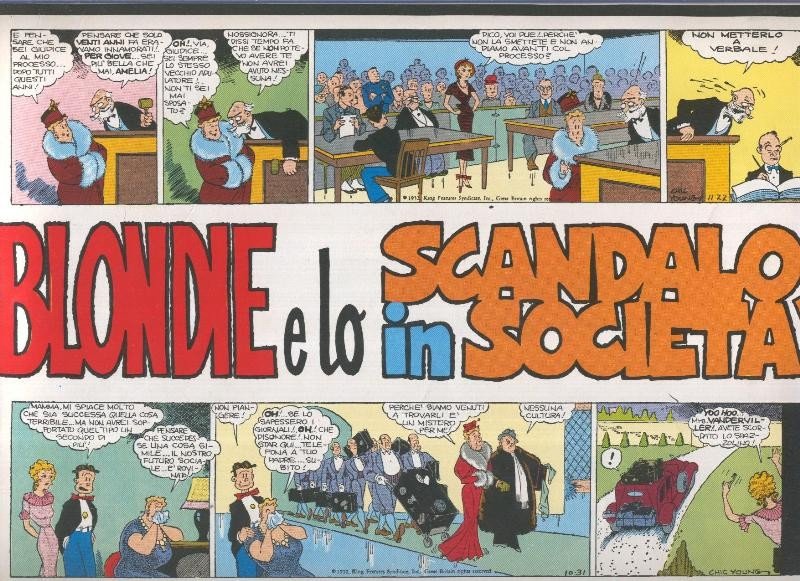 Blondie, edicio en italiano