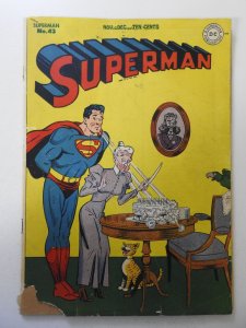 Superman #43 (1946) GD Condition see desc