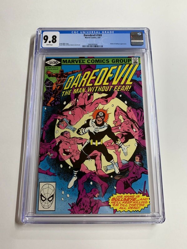 Daredevil 169 Cgc 9.8 White Pages Bronze Age Marvel