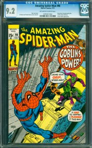 Amazing Spider-Man #98 CGC Graded 9.2 Drug story not approved by the Comics C...