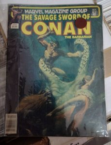 SAVAGE SWORD OF CONAN # 81 MARVEL MAGAZINE