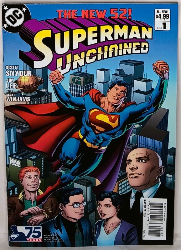 SUPERMAN Unchained #1 Jerry Ordway 1 in 25 Modern Age Variant DC Comics DCU