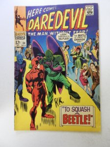 Daredevil #34 (1967) FN- condition ink front cover