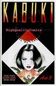 KABUKI #3 , NM-, Circle of Blood, Marital Arts, David Mack,