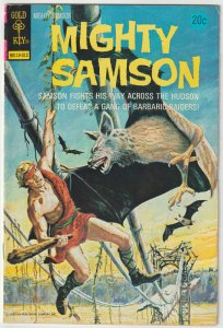 Mighty Samson #22 [90119-312] (Dec 1973, Gold Key), G-VG condition (3.0)