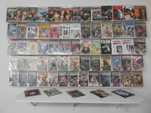 Huge Lot of 70 Magazines W/ Conan, Monsters, Creeps, +More! Avg. VF- Condition!