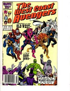 Lot Of 10 Avengers West Coast Marvel Comics # 15 17 18 21 22 26 27 2 3 4 JW2