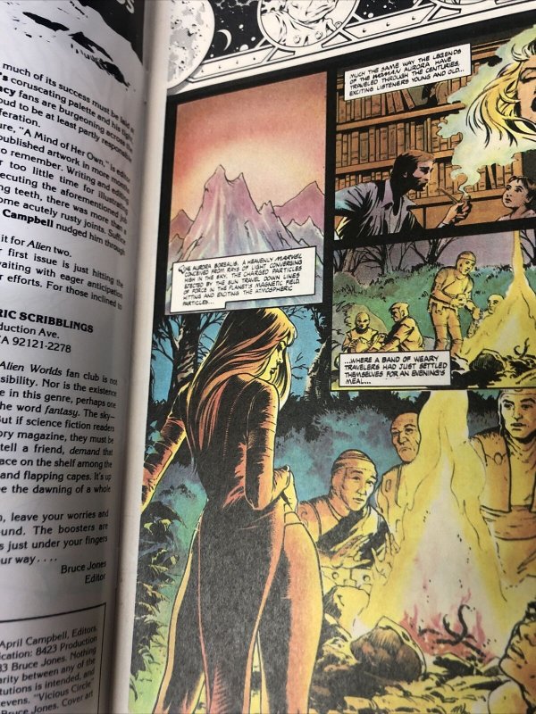 Alien Worlds (1983) # 2 (FN/VF) Variant Cover • Pacific Comics • Dave Stevens