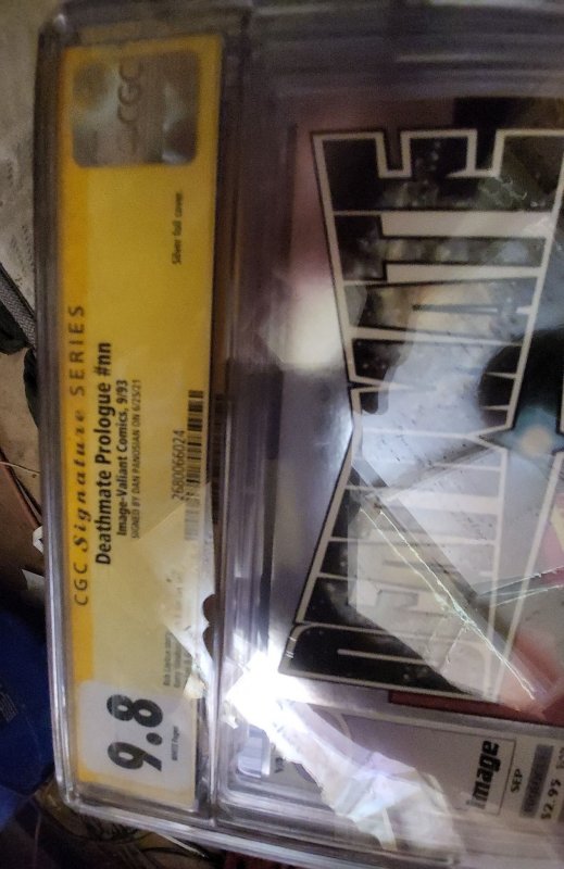 Deathmate #1  (1993) silver foil signed