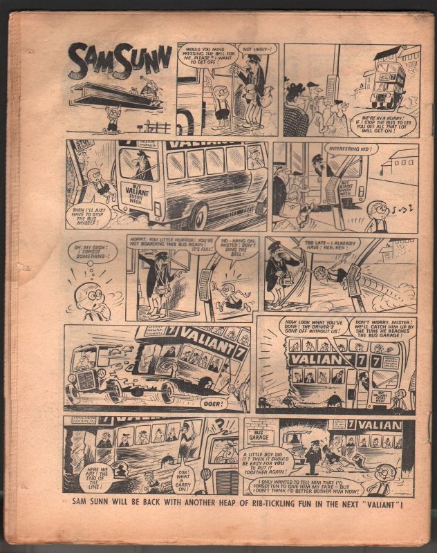 Valiant # November 1967 - Fleetway  -G - Comic Book