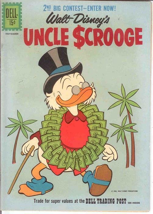 UNCLE SCROOGE 35 F-VF  November 1961 COMICS BOOK