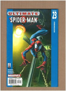 Ultimate Spider-man #23 Marvel Comics 2002 Bendis & Bagley Green Goblin VF 8.0