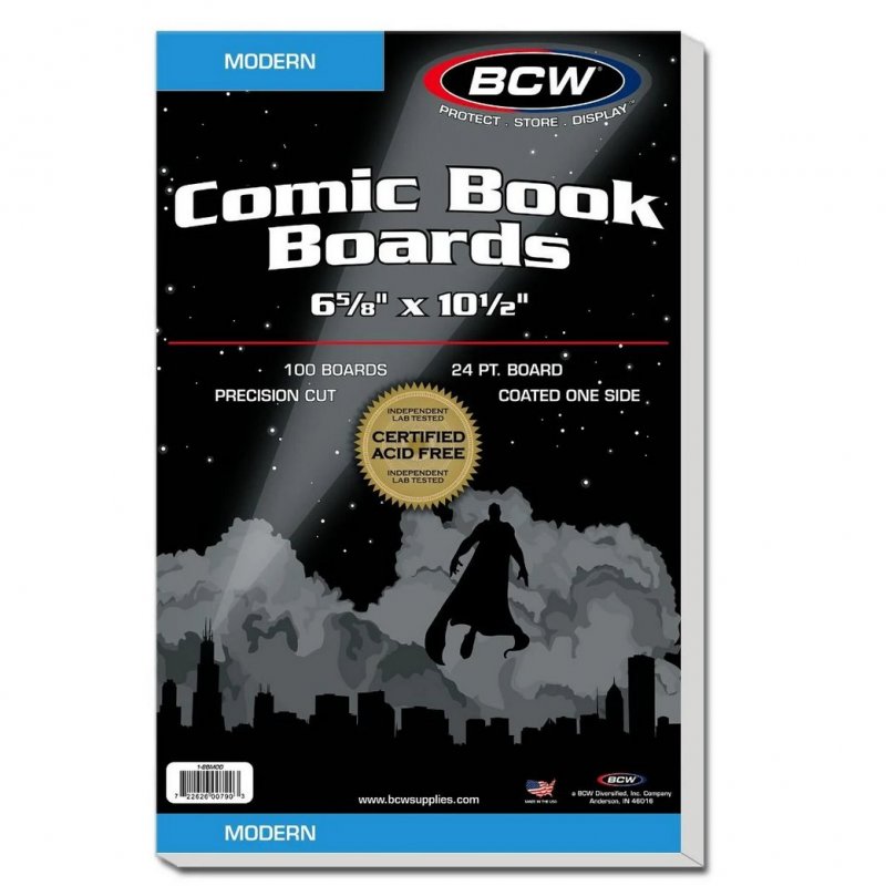 Modern Comic Backing Boards Pack of 100