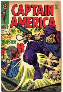 CAPTAIN AMERICA #108 1968 MARVEL COMICS JACK KIRBY ART FN